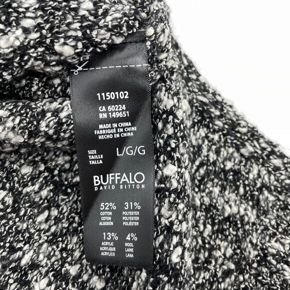 New BUFFALO David Bitton Sweater Textured Marled Knit Pullover Women's XS - Picture 4 of 6